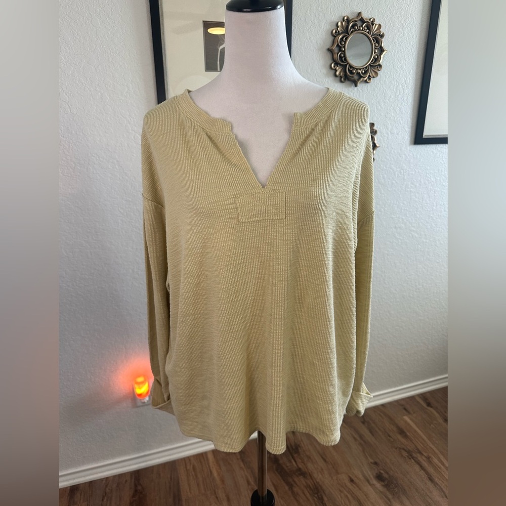By Together Yellow Tone Oversized Top ☀️